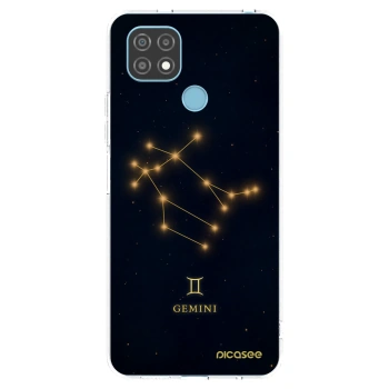 Picasee διαφανής θήκη σιλικόνης Realme C21 - GEMINI