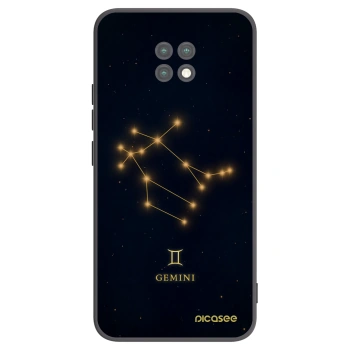 Picasee Μαύρη θήκη σιλικόνης για Xiaomi Redmi Note 9T - GEMINI