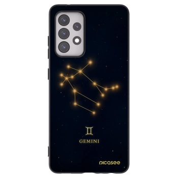 Picasee Μαύρη θήκη σιλικόνης για Samsung Galaxy A52s 5G A528B - GEMINI