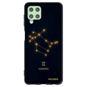 Picasee Μαύρη θήκη σιλικόνης για Samsung Galaxy A22 A225F 4G - GEMINI