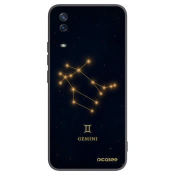 Picasee Μαύρη θήκη σιλικόνης για Vivo Y11s - GEMINI
