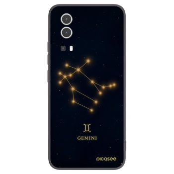 Picasee Μαύρη θήκη σιλικόνης για Vivo Y72 5G - GEMINI