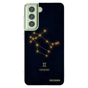 Picasee διαφανής θήκη σιλικόνης Samsung Galaxy S21 FE 5G - GEMINI