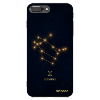 Picasee διαφανής θήκη σιλικόνης Apple iPhone 7 Plus - GEMINI