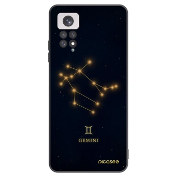 Picasee Μαύρη θήκη σιλικόνης για Xiaomi Redmi Note 11 - GEMINI