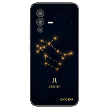 Picasee Μαύρη θήκη σιλικόνης για Vivo V23 5G - GEMINI