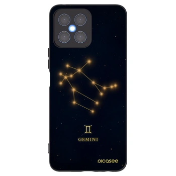 Picasee Μαύρη θήκη σιλικόνης για Honor X8 4G - GEMINI