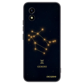 Picasee Μαύρη θήκη σιλικόνης για Vivo Y01 - GEMINI