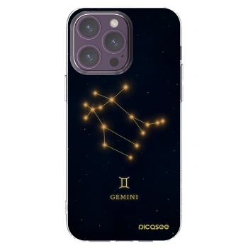 Picasee διαφανής θήκη σιλικόνης Apple iPhone 14 Pro Max - GEMINI