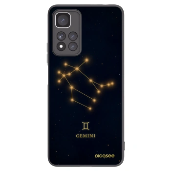 Picasee Μαύρη θήκη σιλικόνης για Xiaomi Redmi Note 11 Pro+ 5G - GEMINI