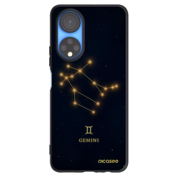 Picasee Μαύρη θήκη σιλικόνης για Honor X7 - GEMINI