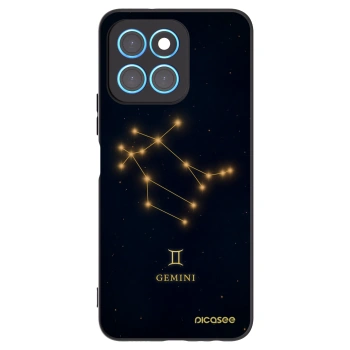 Picasee Μαύρη θήκη σιλικόνης για Honor X8 5G - GEMINI