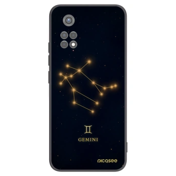 Picasee Μαύρη θήκη σιλικόνης για Xiaomi Redmi Note 11S 5G - GEMINI