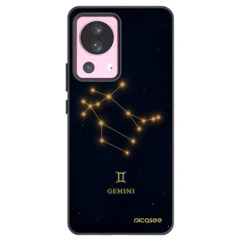 Picasee Μαύρη θήκη σιλικόνης για Xiaomi 13 Lite - GEMINI