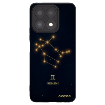 Picasee Μαύρη θήκη σιλικόνης για Honor X8a - GEMINI