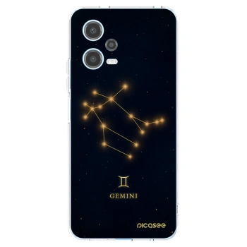 Picasee διαφανής θήκη σιλικόνης Xiaomi Redmi Note 12 5G - GEMINI