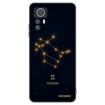 Picasee Μαύρη θήκη σιλικόνης για Xiaomi Redmi Note 12S - GEMINI