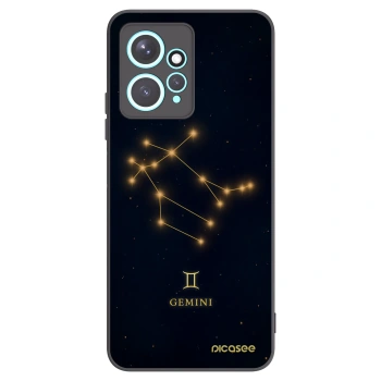 Picasee Μαύρη θήκη σιλικόνης για Xiaomi Redmi Note 12 4G - GEMINI