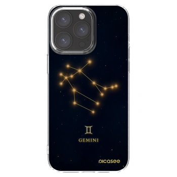 Picasee διαφανής θήκη σιλικόνης Apple iPhone 15 Pro Max - GEMINI