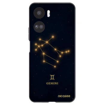 Picasee Μαύρη θήκη σιλικόνης για Honor 90 Lite 5G - GEMINI