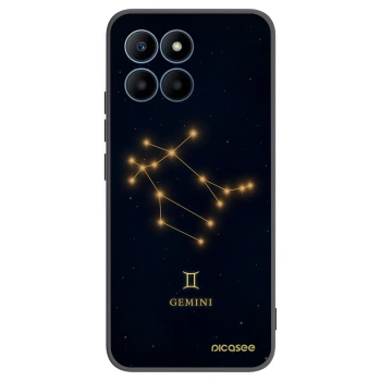 Picasee Μαύρη θήκη σιλικόνης για Honor 70 Lite - GEMINI