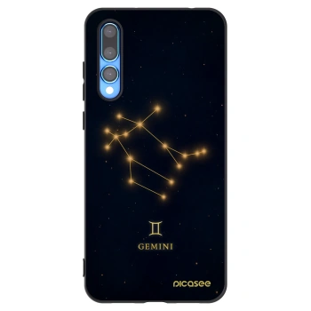 Picasee Μαύρη θήκη σιλικόνης για Huawei P20 Pro - GEMINI