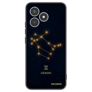 Picasee Μαύρη θήκη σιλικόνης για Realme C53 - GEMINI