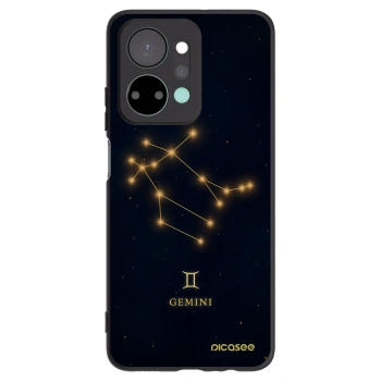 Picasee Μαύρη θήκη σιλικόνης για Honor X7a - GEMINI