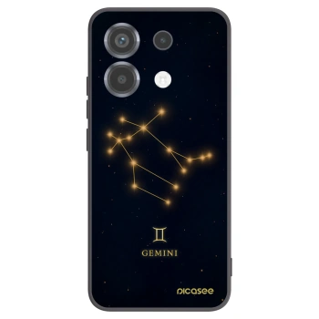 Picasee Μαύρη θήκη σιλικόνης για Xiaomi Poco X6 - GEMINI