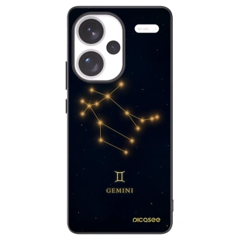 Picasee Μαύρη θήκη σιλικόνης για Xiaomi Redmi Note 13 Pro+ 5G - GEMINI