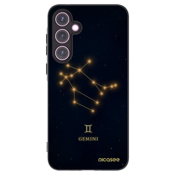 Picasee Μαύρη θήκη σιλικόνης για Samsung Galaxy A35 5G A356B - GEMINI