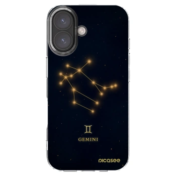 Picasee διαφανής θήκη σιλικόνης Apple iPhone 16 - GEMINI