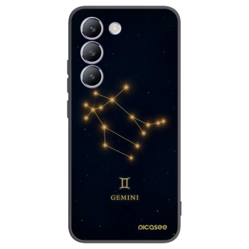 Picasee Μαύρη θήκη σιλικόνης για Vivo V40 SE 5G - GEMINI