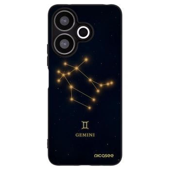 Picasee Μαύρη θήκη σιλικόνης για Xiaomi Redmi 13 4G - GEMINI