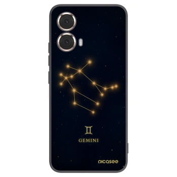 Picasee Μαύρη θήκη σιλικόνης για Motorola Moto G85 - GEMINI
