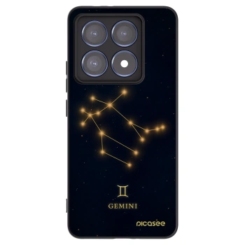 Picasee Μαύρη θήκη σιλικόνης για Xiaomi 14T Pro - GEMINI