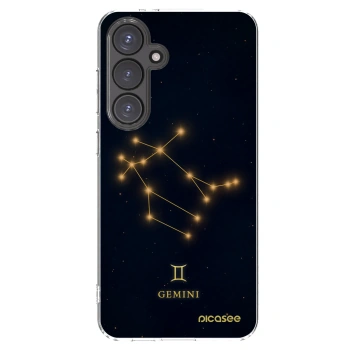 Picasee διαφανής θήκη σιλικόνης Samsung Galaxy S24 FE S721B - GEMINI