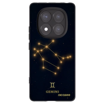 Picasee Μαύρη θήκη σιλικόνης για Xiaomi Redmi Note 14 Pro 5G - GEMINI