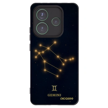 Picasee Μαύρη θήκη σιλικόνης για Xiaomi Redmi Note 14 5G - GEMINI