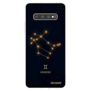 Picasee διαφανής θήκη σιλικόνης Samsung Galaxy S10 Plus G975 - GEMINI