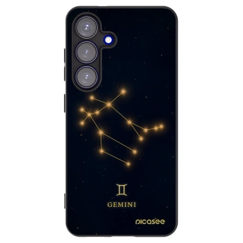 Picasee Μαύρη θήκη σιλικόνης για Samsung Galaxy S25 5G - GEMINI