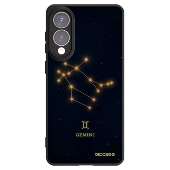 Picasee Μαύρη θήκη σιλικόνης για Samsung Galaxy S25 Edge 5G - GEMINI