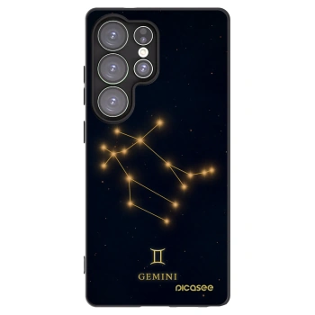 Picasee Μαύρη θήκη σιλικόνης για Samsung Galaxy S25 Ultra 5G - GEMINI