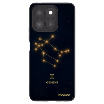 Picasee Μαύρη θήκη σιλικόνης για Honor X8c - GEMINI