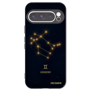Picasee Μαύρη θήκη σιλικόνης για Google Pixel 9 Pro - GEMINI