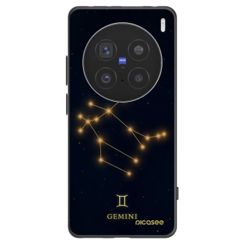 Picasee Μαύρη θήκη σιλικόνης για Vivo X200 Pro - GEMINI