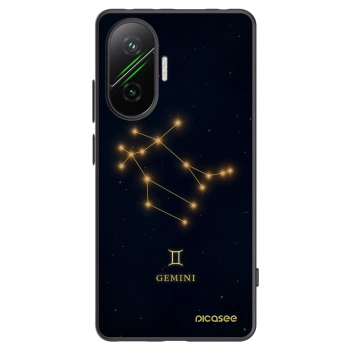 Picasee Μαύρη θήκη σιλικόνης για Xiaomi Poco F7 5G - GEMINI