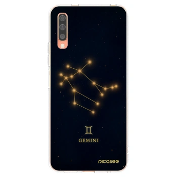Picasee διαφανής θήκη σιλικόνης Samsung Galaxy A70 A705F - GEMINI