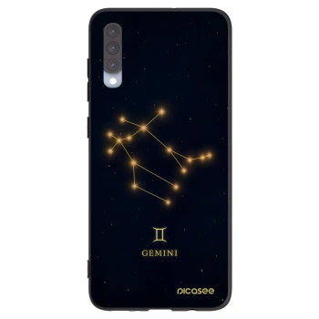 Picasee Μαύρη θήκη σιλικόνης για Samsung Galaxy A70 A705F - GEMINI