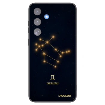 Picasee Μαύρη θήκη σιλικόνης για Samsung Galaxy S25 FE 5G - GEMINI